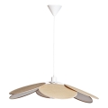 Cottex - Luster na kablu WINF 1xE27/8W/230V bež/bijela
