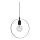 Cottex - Luster na sajli SPARTAN RINGO 1xE27/60W/230V