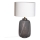 Cottex - Stolna lampa BLAKE 1xE27/8W/230V siva