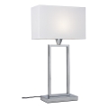 Cottex - Stolna lampa KENSINGTON 1xE14/40W/230V srebrna