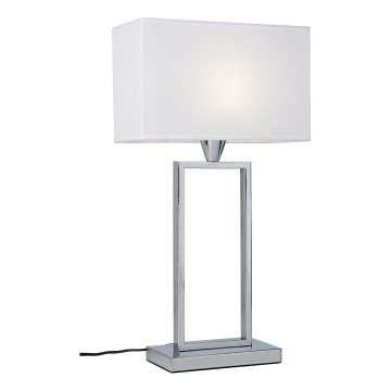 Cottex - Stolna lampa KENSINGTON 1xE14/40W/230V srebrna