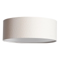 Cottex - Stropna svjetiljka ABBIE, 2x E27/8W/230V, promjer 38 cm, krem boje