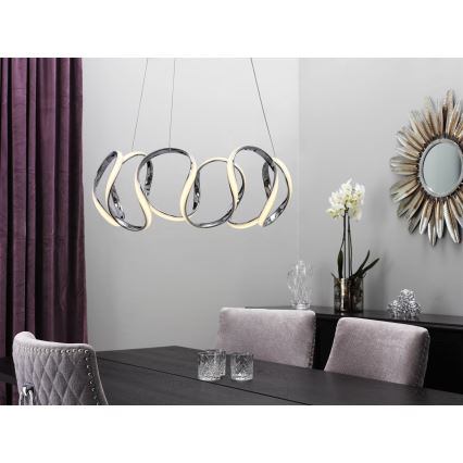 Cottex - LED viseći luster na sajli WAVE LED/40W/230V