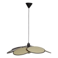 Cottex - Viseći luster na sajli WINF 1xE27/8W/230V bež/crna