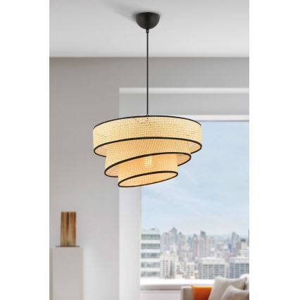 COUPER 1xE27/60W/230V bež/bijela stropna lampa