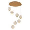 CREMONA LED stropna lampa 7xLED/5W/230V 3000K zlatna