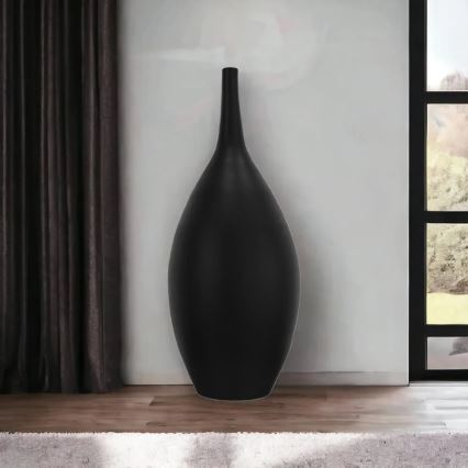 Crna keramička vaza 47 cm