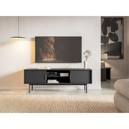 Crna TV komoda ELI