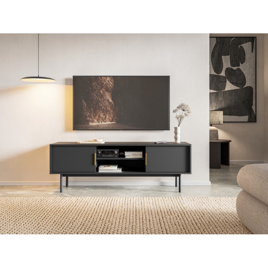 Crna TV komoda ELI