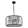 Crni luster na lancu PUNE 3xE27/40W/230V
