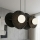 Crni luster na sajli UMBRA 4xG9/8W/230V