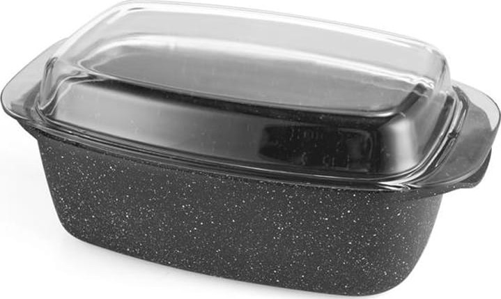 Crni pekač s poklopcem 32x20x11 cm