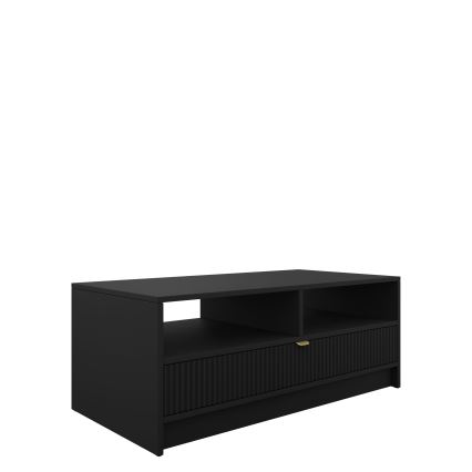 Crni stolić za kavu TIRENO 100x40 cm