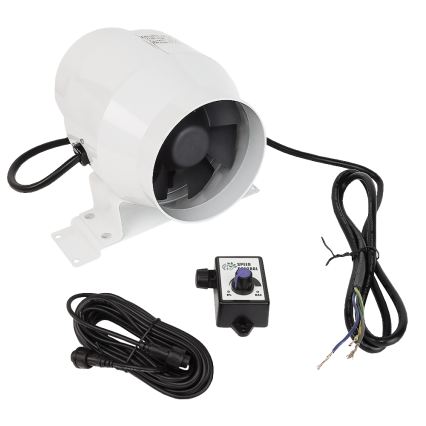 Dalap 24MF100 - Kanalni ventilator s energetski učinkovitim motorom i regulatorom brzine MF 100 EC 18W/230V