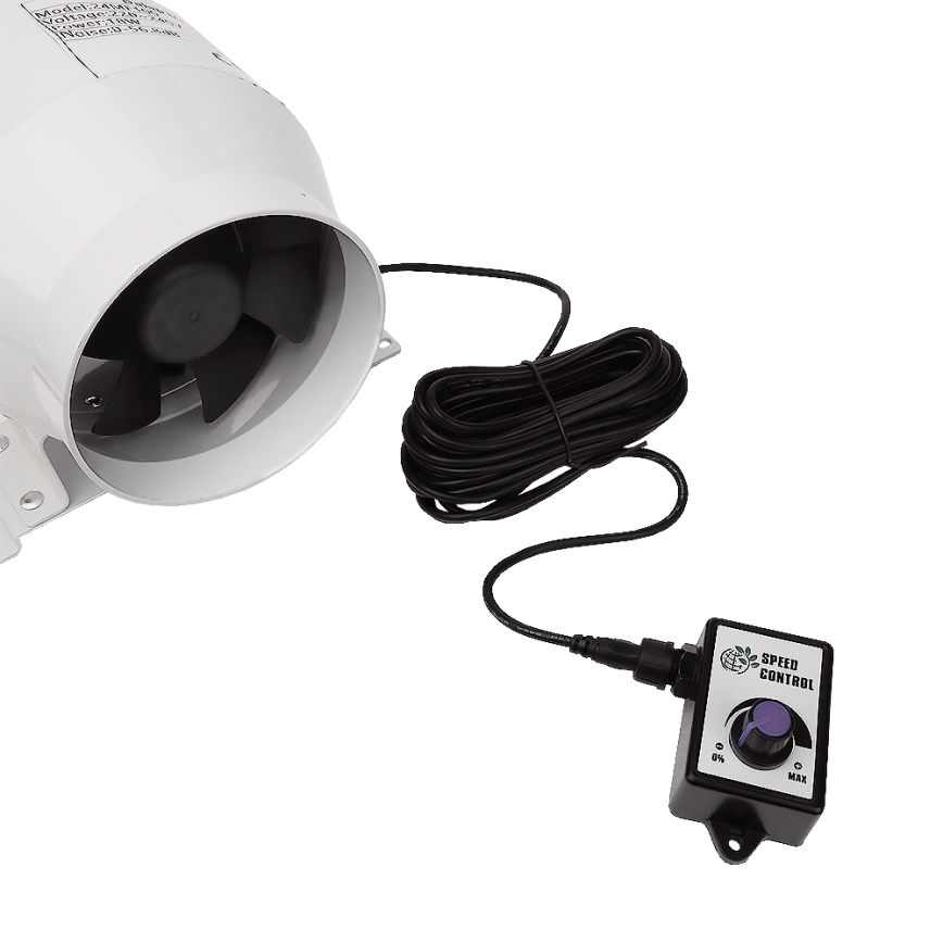 Dalap 24MF100 - Kanalni ventilator s energetski učinkovitim motorom i regulatorom brzine MF 100 EC 18W/230V