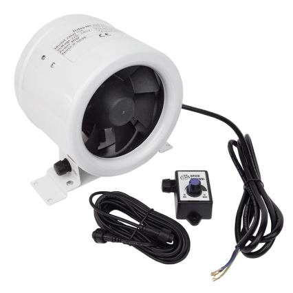 Dalap 24MF125 - Kanalni ventilator s energetski učinkovitim motorom i regulatorom brzine MF 125 EC 20W/230V