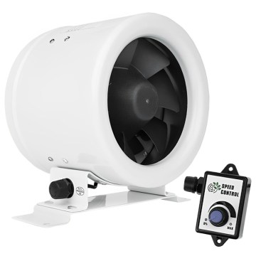 Dalap 24MF125 - Kanalni ventilator s energetski učinkovitim motorom i regulatorom brzine MF 125 EC 20W/230V