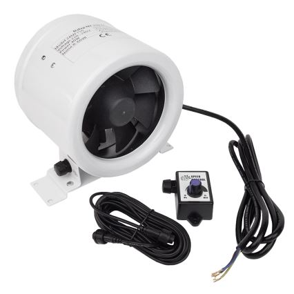 Dalap 24MF150 - Kanalski ventilator s energetski učinkovitim motorom i regulatorom brzine MF 150 EC 40W/230V