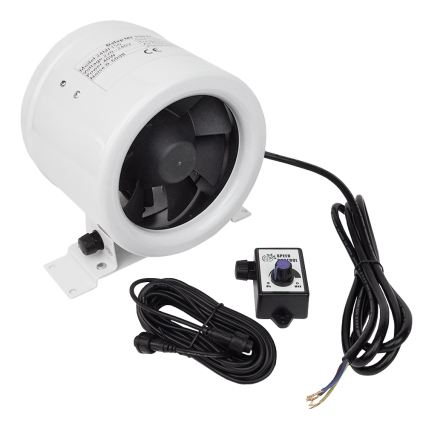 Dalap 24MF200 - Kanalni ventilator s energetski učinkovitim motorom i regulatorom brzine MF 200 EC 75W/230V