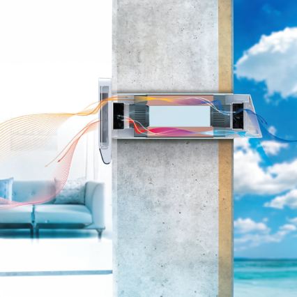 Dalap 25B160 - Lokalna sobna rekuperacija BRISE 160 22W/230V Wi-Fi + daljinski upravljač