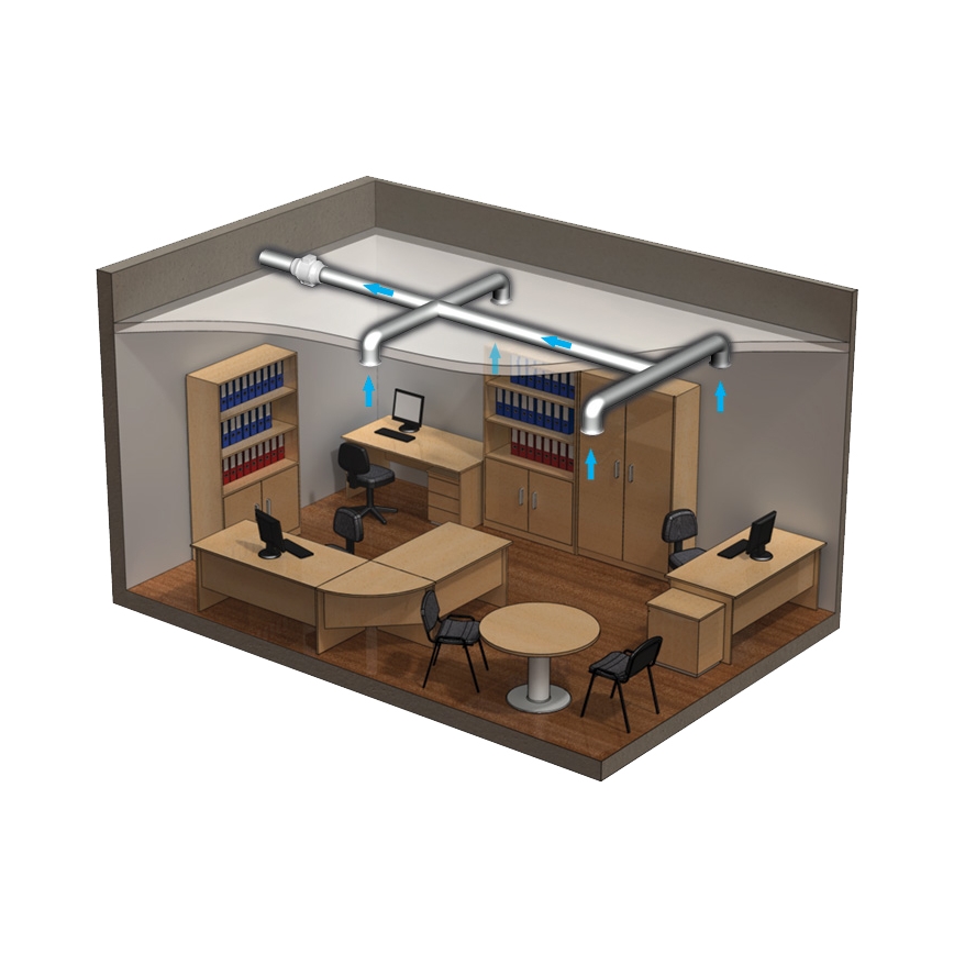 Dalap 8199 - Aksijalni ventilator AP PROFI 100 25W/230V