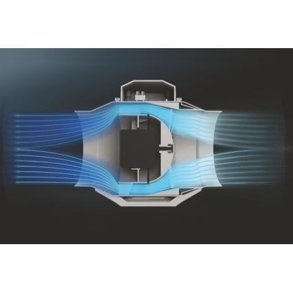 Dalap 8199 - Aksijalni ventilator AP PROFI 100 25W/230V