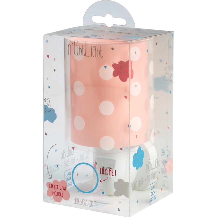Dalber 41005S - LED Lampica za utičnicu DOTS 1xE14/0,3W/230V