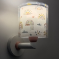 Dalber 41199 - Dječja zidna svjetiljka RAINBOW 1xE27/15W/230V šarena