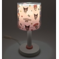 Dalber 41251 - LED dječja lampica HELLO KITTY&FRIENDS 1xG4/4W/230V ružičasta