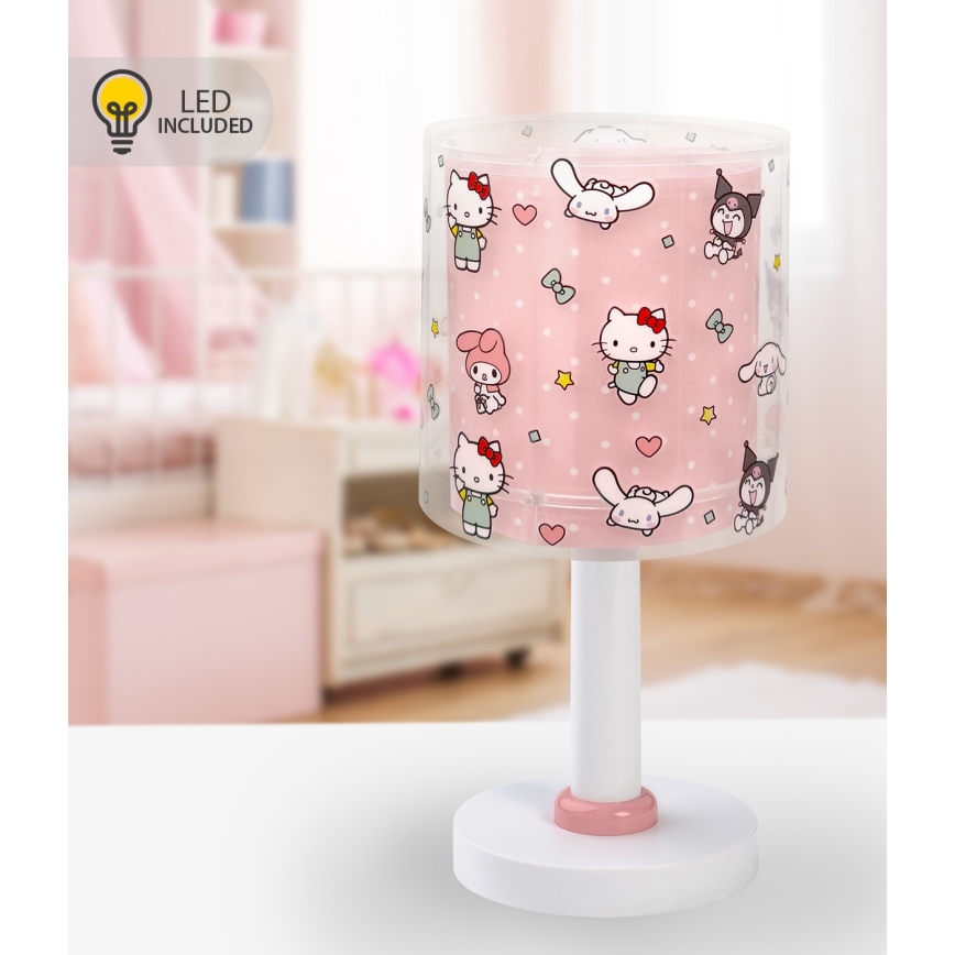 Dalber 41251 - LED dječja lampica HELLO KITTY&FRIENDS 1xG4/4W/230V ružičasta