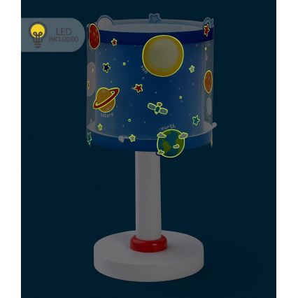 Dalber 41341N - LED dječja lampica PLANETS 1xG4/4W/230V plava