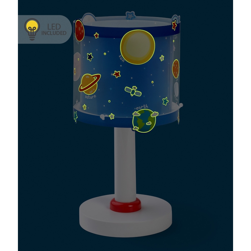 Dalber 41341N - LED dječja lampica PLANETS 1xG4/4W/230V plava