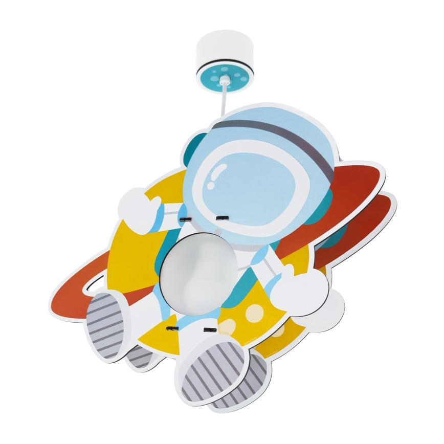 Dalber 41347 - Dječji luster ASTRONAUT 1xE27/15W/230V