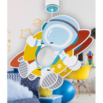 Dalber 41347 - Dječji luster ASTRONAUT 1xE27/15W/230V