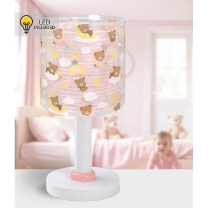 Dalber 41571S - LED dječja lampica BABY TEDDY 1xG4/4W/230V ružičasta