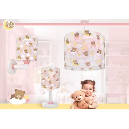Dalber 41571S - LED dječja lampica BABY TEDDY 1xG4/4W/230V ružičasta