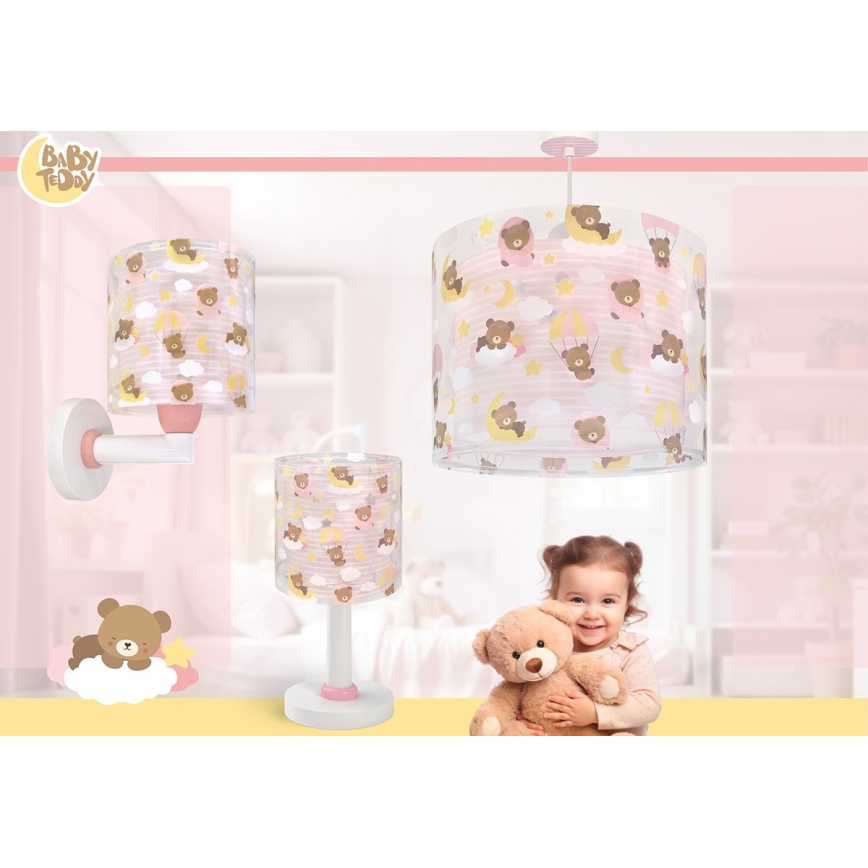 Dalber 41571S - LED dječja lampica BABY TEDDY 1xG4/4W/230V ružičasta