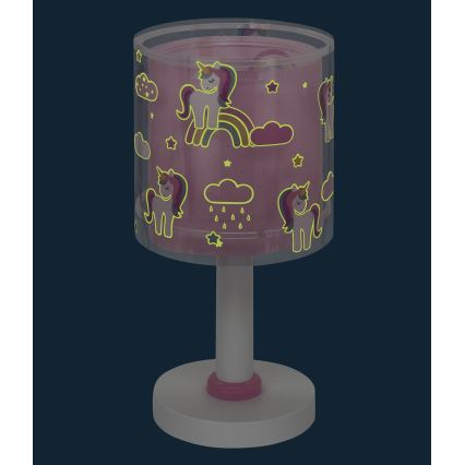 Dalber 41591N - LED dječja lampica UNICORNS 1xG4/4W/230V ružičasta