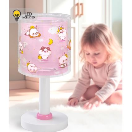 Dalber 41761S - LED dječja lampica KAWAII FRIENDS 1xG4/4W/230V ružičasta