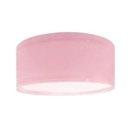 Dalber 42006S - Dječja stropna svjetiljka COLOR LIGHT 2xE27/15W/230V ružičasta