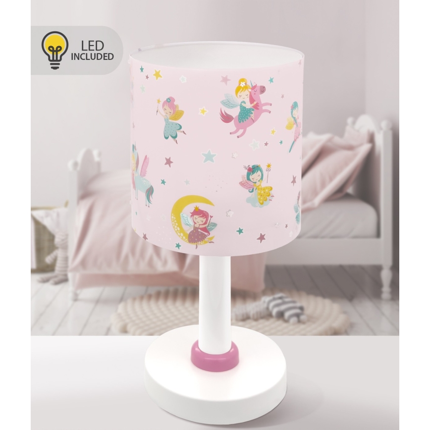 Dalber 42491N - Dječja LED lampica FAIRY DREAMS 1xG4/4W/230V ružičasta