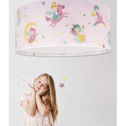 Dalber 42496 - Dječja stropna svjetiljka FAIRY DREAMS 2xE27/15W/230V