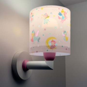 Dalber 42499 - Dječji zidni luster FAIRY DREAMS 1xE27/15W/230V