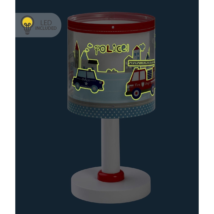 Dalber 60611N - LED dječja lampica POLICE 1xG4/4W/230V šarena