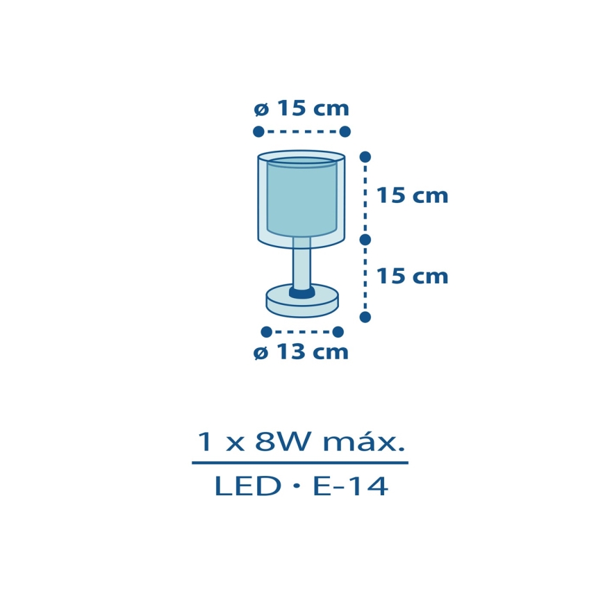 Dalber 60611N - LED dječja lampica POLICE 1xG4/4W/230V šarena