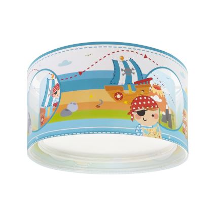 Dalber 60656 - Dječja stropna svjetiljka PIRATE ISLAND 2xE27/15W/230V