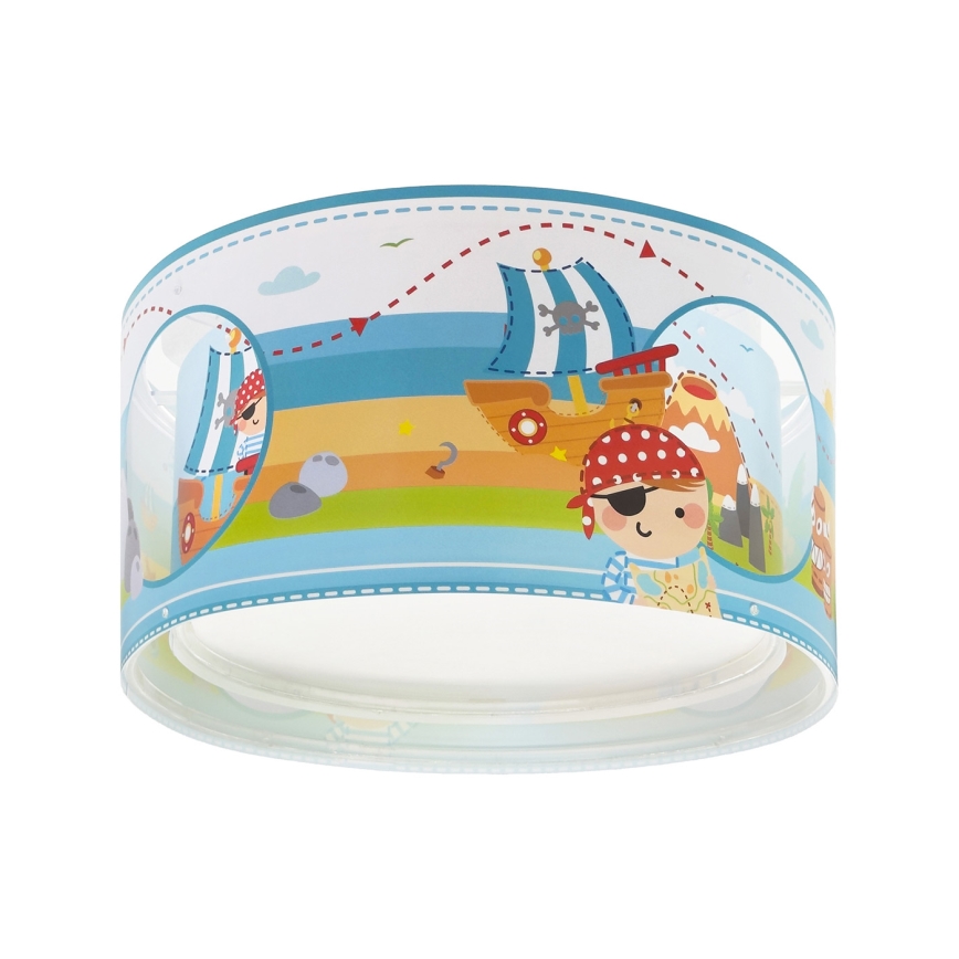 Dalber 60656 - Dječja stropna svjetiljka PIRATE ISLAND 2xE27/15W/230V