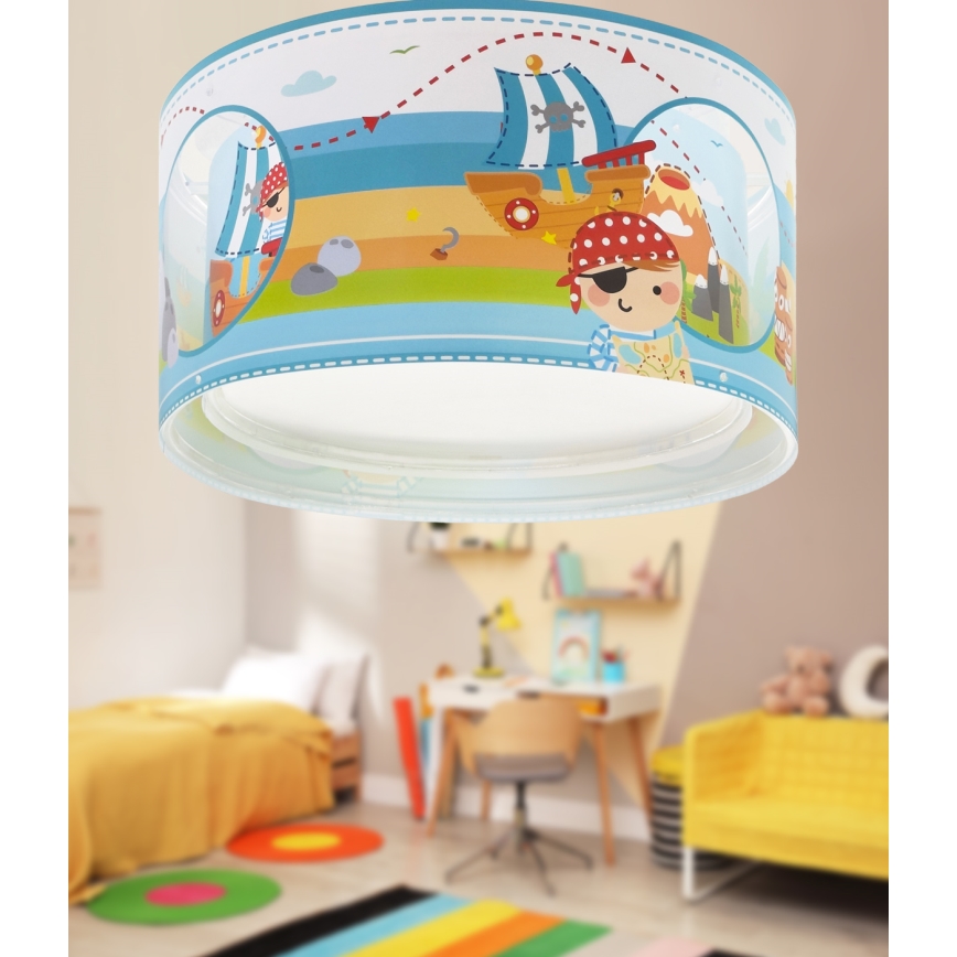 Dalber 60656 - Dječja stropna svjetiljka PIRATE ISLAND 2xE27/15W/230V