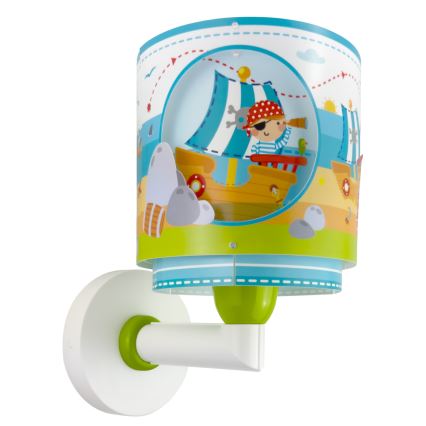 Dalber 60659 - Dječji zidni luster PIRATE ISLAND 1xE27/15W/230V
