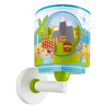Dalber 60659 - Dječji zidni luster PIRATE ISLAND 1xE27/15W/230V